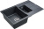 Мойка кухонная Paulmark Feste PM237850-BLM черный металлик Мойка кухонная Paulmark Feste PM237850-BLM черный металлик