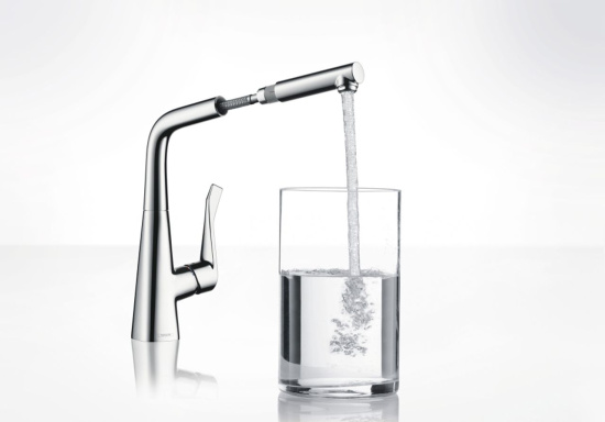Смеситель для кухни Hansgrohe Metris M71 73828000 хром