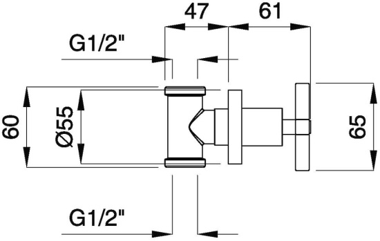 Вентиль Migliore Naxos ML.NAX-7660.CR с внутренней частью