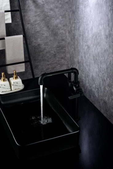 Смеситель для раковины Paulmark Loft Lo226006-401 антрацит