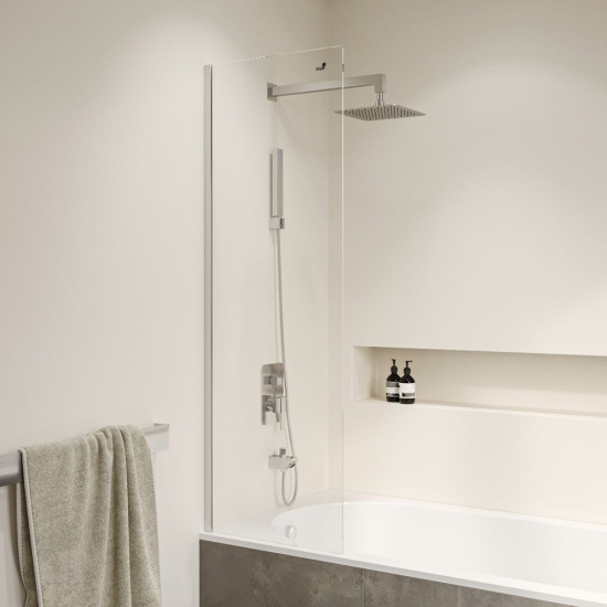 Шторка на ванну RGW Screens SC-056 300х1500 профиль хром, стекло прозрачное