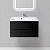 Тумба с раковиной BelBagno Marino 80 nero lucido