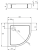 Поддон для душа Radaway Doros A Compact 80x80