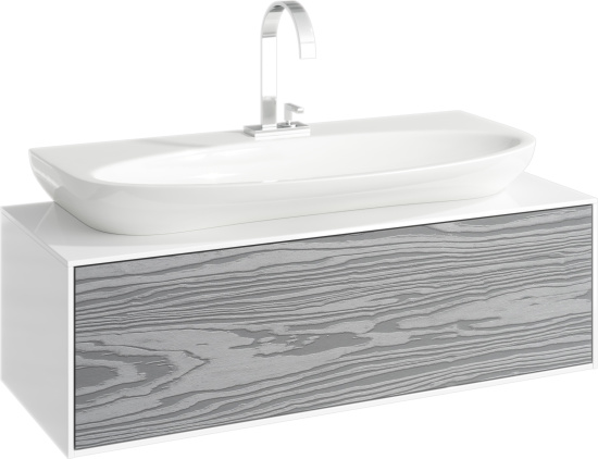 Мебель для ванной Aqwella 5 stars Genesis 100 миллениум серый