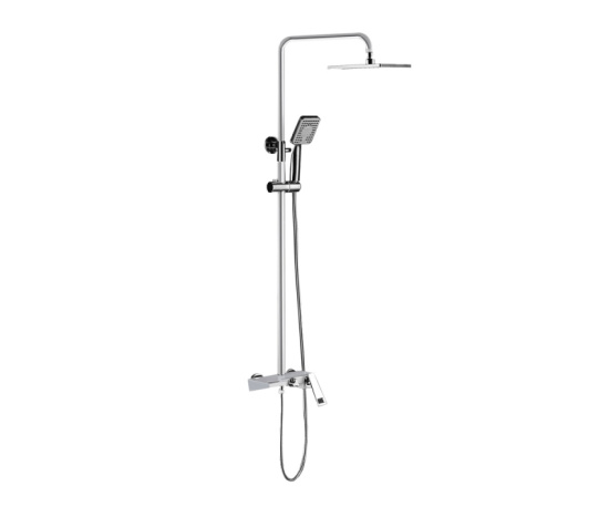 Душевая стойка Bronze de Luxe Quadro LT919, хром