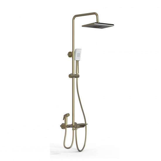 Душевая стойка Wonzon & Woghand WW-B3310-BG с термостатом