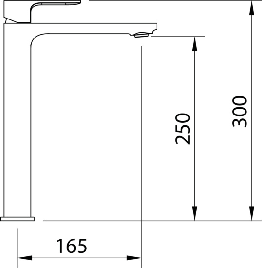 Смеситель для раковины Clever Saona Slim 61175