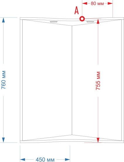 Зеркало Misty Элегия 45