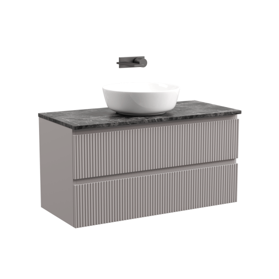 Тумба с раковиной Sancos Snob T 100 Doha Soft SNT100SM, подвесная