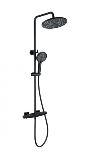 Душевая стойка Wonzon & Woghand Neo WW-B3045-A-MB с термостатом