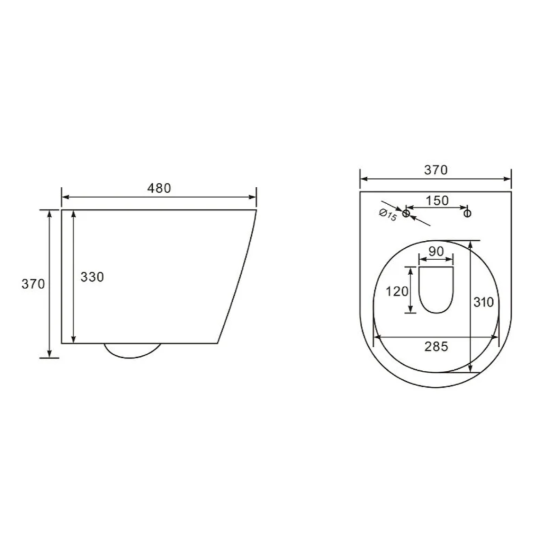 Инсталляция Grohe Rapid SL 38772001 с кнопкой + унитаз подвесной BeWash Aldo BKWHT001480