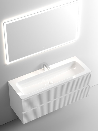 Тумба с раковиной Sancos Snob T 120 Bianco SNT120W, подвесная