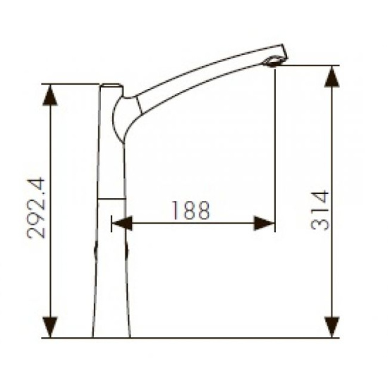 Смеситель для кухни Kaiser Stick 49144