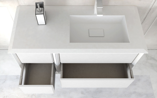 Мебель для ванной Cezares Bellagio 106 bianco opaco