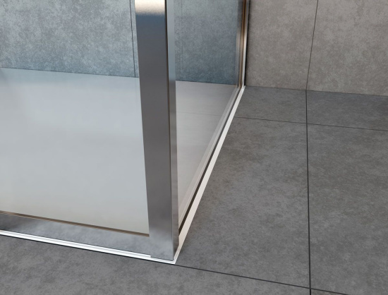 Душевой уголок Vincea Garda VSR-1G28018CL 180x80 см, профиль хром, стекло прозрачное