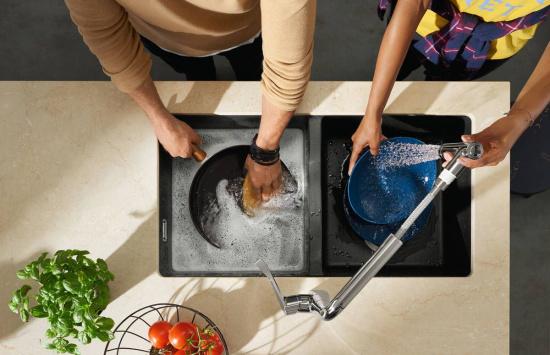 Смеситель для кухни Hansgrohe Metris M71 73800000 хром