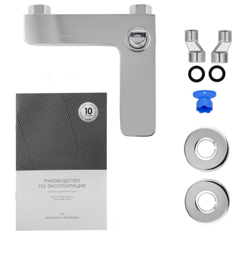 Смеситель для ванны Wonzon & Woghand Shark WW-48B3101-CR