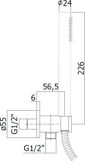Душевой гарнитур Paffoni Master ZDUP094HGSP золото медовое брашированное