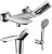 Душевой комплект Lemark Wing LM5302C + LM5306C