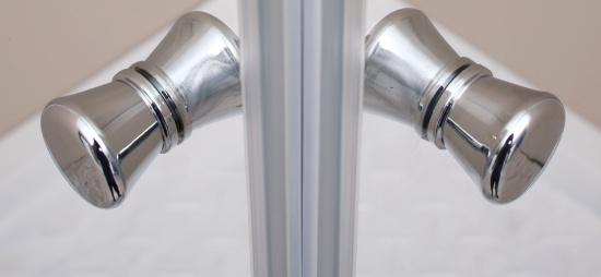 Душевой уголок De Aqua R100100OP-W 100х100, стекло прозрачное