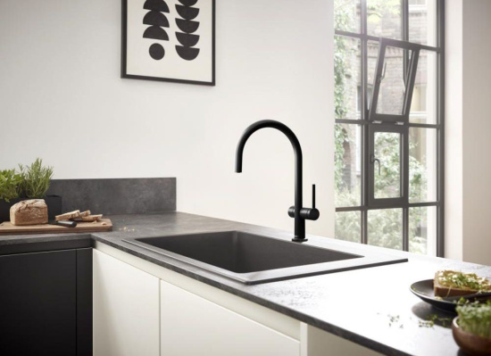Смеситель для кухни Hansgrohe Talis M54 72805670 матовый черный