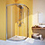 Душевой уголок GuteWetter Shape Round GK-864A 80x80 см стекло бесцветное, профиль хром
