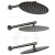 Душевая система Filarete Roun FL1020BG, графит Душевая система Filarete Roun FL1020BG, графит