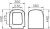 Крышка-сиденье VitrA S20 77-003-009 с микролифтом, петли хром