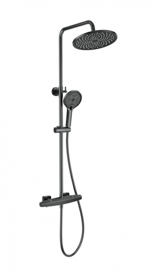 Душевая стойка Wonzon & Woghand Neo WW-B3045-A-BGG с термостатом