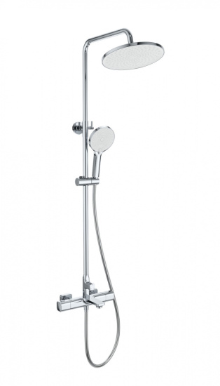 Душевая стойка Wonzon & Woghand Solid WW-C3011-A-CR с термостатом