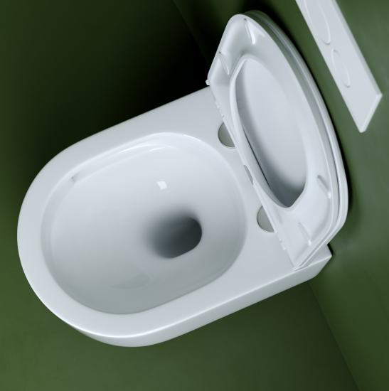Унитаз подвесной Ceramicanova Ulma CN4006T с сидением