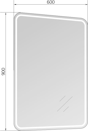 Мебель для ванной Marka One Elena 60 стекло