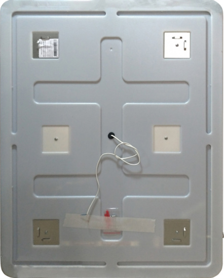 Зеркало Misty Неон 3 LED 60x80, сенсор на корпусе