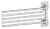 Полотенцедержатель Ellux Avantgarde AVA 019 37 см