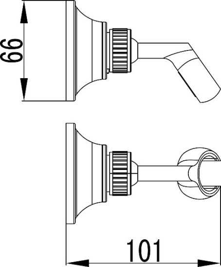 Настенный держатель Lemark LM8489C