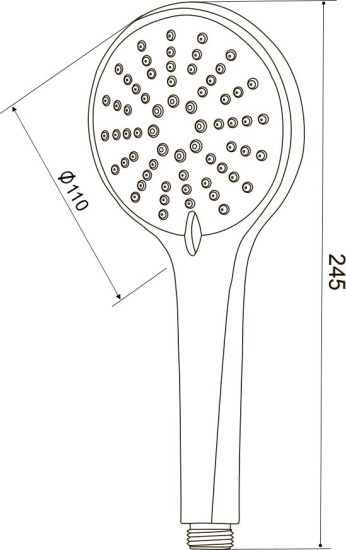 Смеситель для ванны Olive'S Torres 17221TRB универсальный