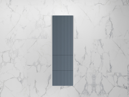 Шкаф-пенал Style Line Стокгольм 2 ящика подвесной, графит софт