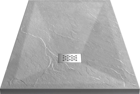 Поддон для душа Vincea VST-4SR9011G 110x90 серый, с сифоном
