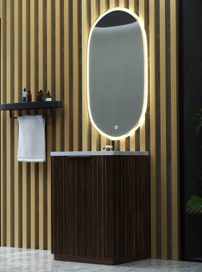 Тумба с раковиной Sanvit Рольф 61 белый глянец, напольная