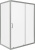 Душевой уголок Good Door Infinity WTW+SP-C-CH 130x80