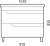 Тумба с раковиной Corozo Юта 100 напольная