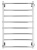 Полотенцесушитель водяной Secado Модена 2 80/60, хром
