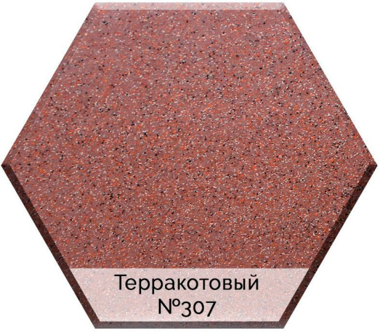 Смеситель для кухни AquaGranitEx C-3040 терракот