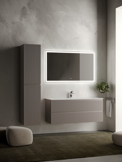 Тумба с раковиной Sancos Snob R 120 Doha Soft SNR120SM, подвесная