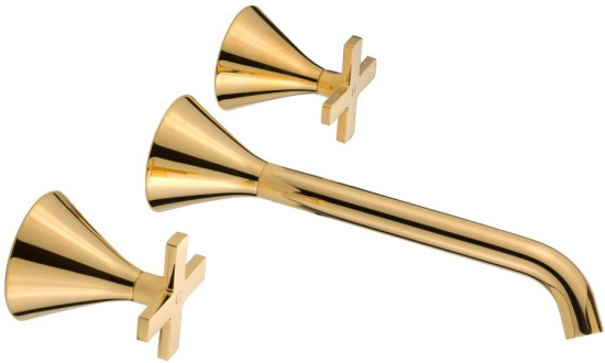 Смеситель для раковины Migliore Sirius 28167 с внутренней частью, золото