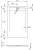 Поддон для душа Radaway Teos F 110x80 anthracite, с сифоном