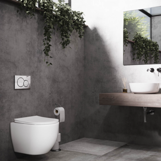 Подвесной унитаз Ceramicanova Mia Rimless CN1805