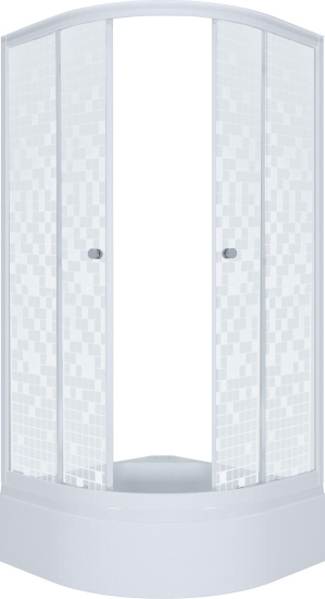 Душевой уголок Triton Стандарт 100х100 В мозаика, с поддоном