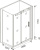 Душевой уголок Good Door Galaxy WTW+SP-C-CH 160x100, профиль хром Душевой уголок Good Door Galaxy WTW+SP-C-CH 160x100, профиль хром