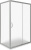 Душевой уголок Good Door Infinity WTW+SP-G-CH 110x80 Душевой уголок Good Door Infinity WTW+SP-G-CH 110x80
